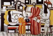 The Woman indoor Fernard Leger